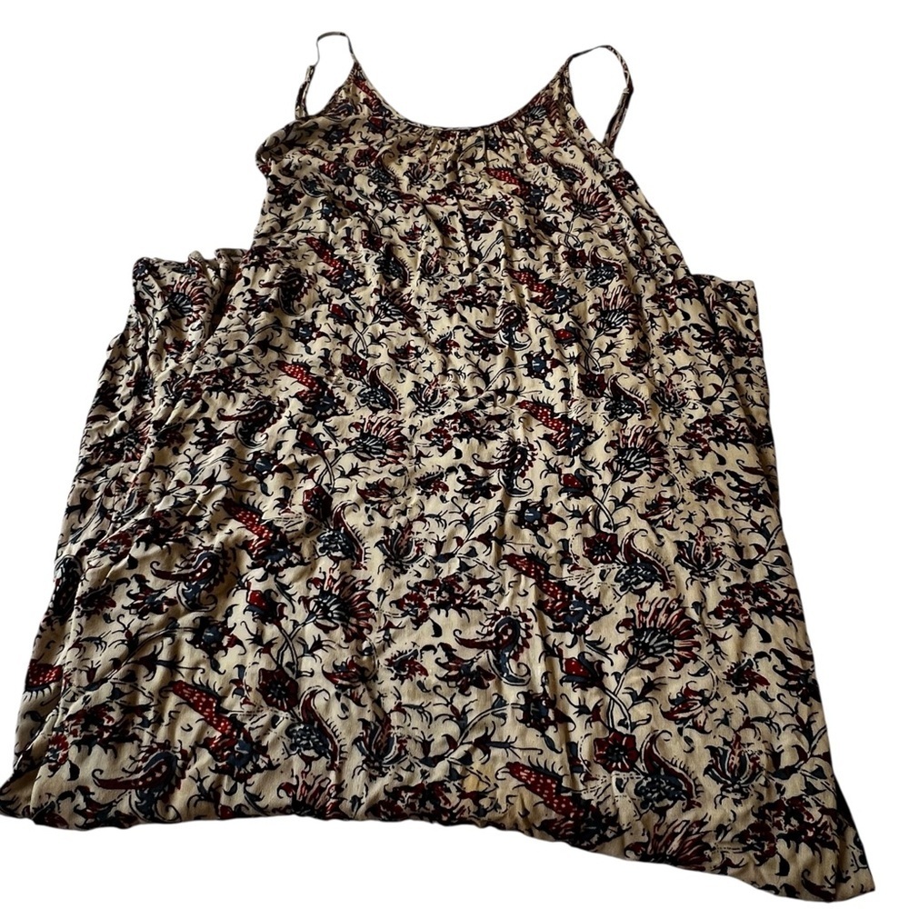 Flynn Skye Scoop Back Spaghetti Strap High Low Printed Maxi Dress Stitch Fix USA - Picture 12 of 16